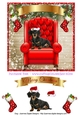 CHRISTMAS CHAIR DACHSHUND