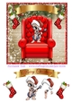 CHRISTMAS CHAIR ROCKER BABY QUICK CARD SHEET