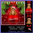 JOYEUX NOEL BAUBLE CARD - MINI KIT