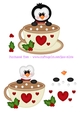 CHRISTMAS PENGUIN & HOT CHOCOLATE STEP BY STEP