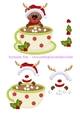 CHRISTMAS REINDEER & HOT CHOCOLATE STEP BY STEP