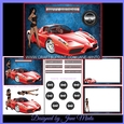 A5 - SPORTS CAR & GIRL MINI KIT