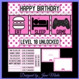7x5 EAT SLEEP GAME - GAMER MINI KIT IN PINK
