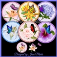BUTTERFLY TOPPERS SET 2