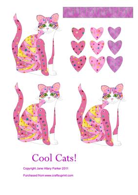Calico Cat Pink