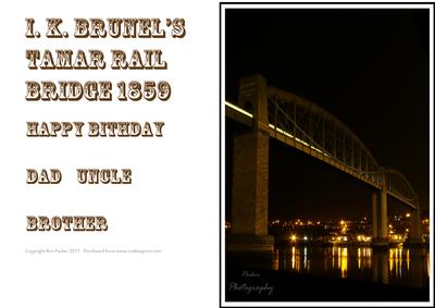 I.k. Brunel's Rail Bridge Over the Tamar 1859