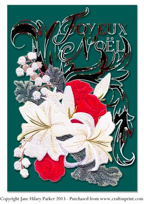 Gothic Christmas Lilies