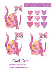 Calico Cat Pink