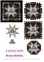 Be Mine Bear Quilt