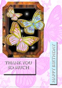 Trio of Filigree Butterflies on a Plaque