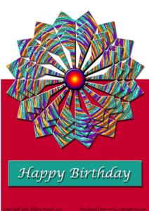 Dahlia Swirl - Venetian Glass