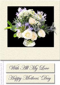 Roses Agapanthas & Daisies
