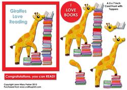 Love Reading Giraffe