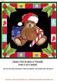 Xmas Ted with Holly Frame