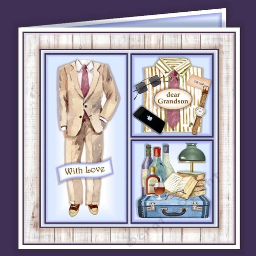All Suited Male Card