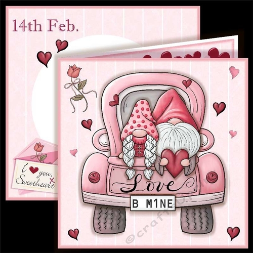  Gnomes Valentine Truck