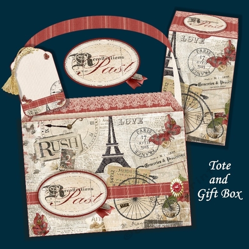  Recollections Of The Past Tote and Gift Box