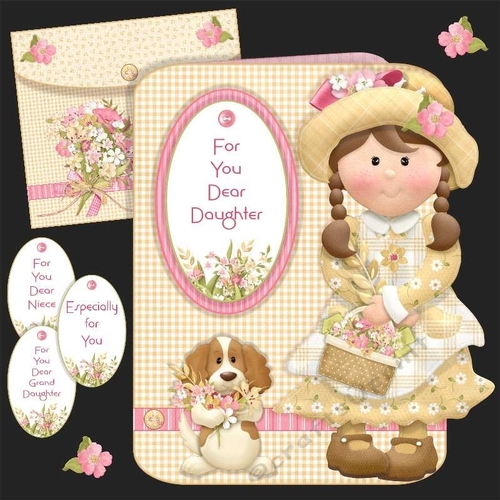 Floral Basket Girl  