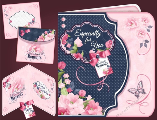 Celebrate Moments Front Panel Card