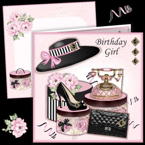  Retro and Chic Birthday Girl