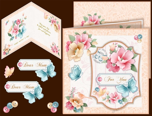 Blooms Butterflies & Buttons