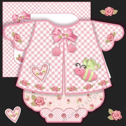 Baby Girl Matinée Romper Suit 