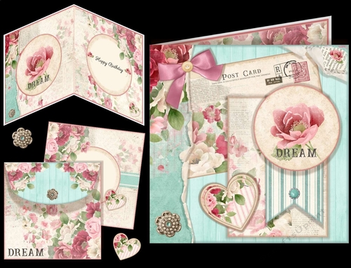 Shabby Chic Dream Card