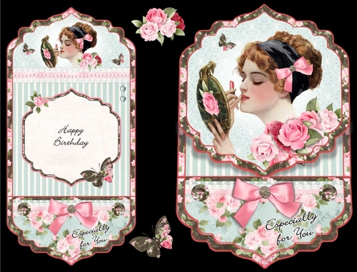 Vintage Make Up Girl