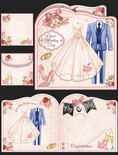 Mr & Mrs Wedding Card