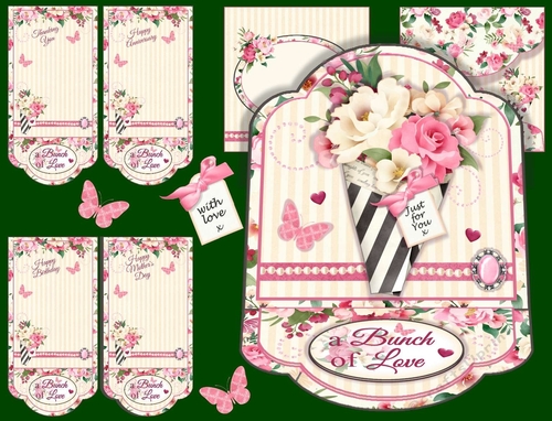 A Bunch Of Love Easel Card