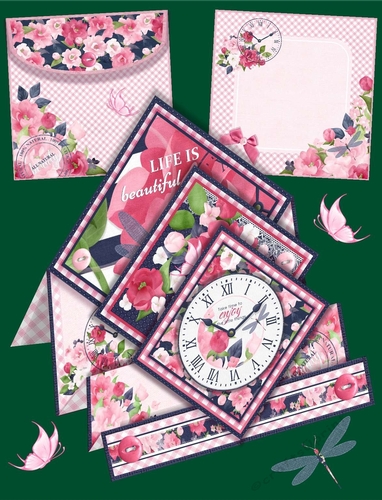 Life Is Beautiful Diamond Stepper Card