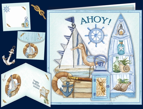  AHOY Nautical Card