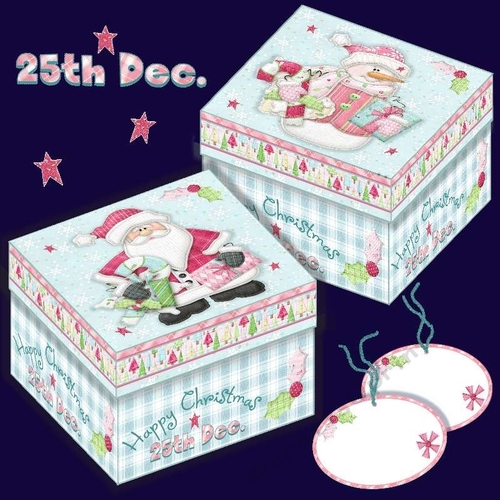 Santa & Snowman Gift Boxes