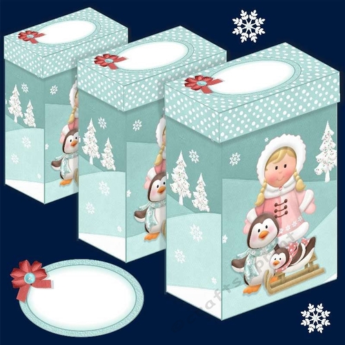 Eskimo Girl & Friends Gift Boxes 
