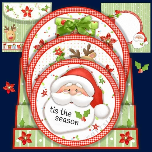 Tis The Season Circles Stepper Card