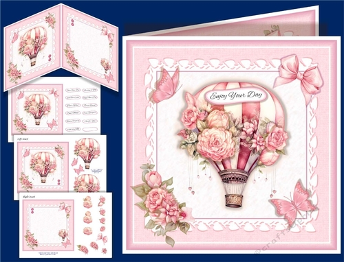 Floral Hot Air Balloon