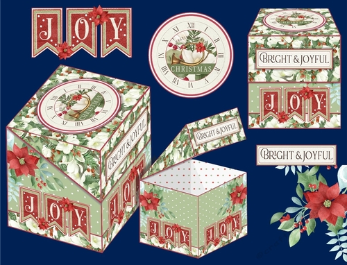 Christmas Joy Flip Lid Boxes