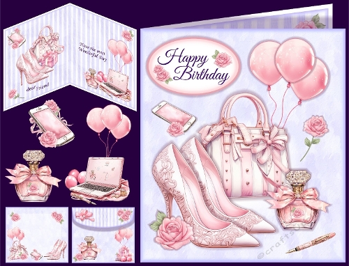 Female Accessories Birthday Card