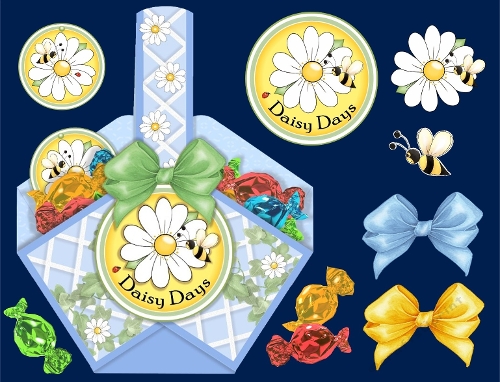 Daisy Days Gift Basket 