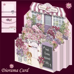 Flower Shoppe Diorama Card