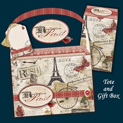 Recollections Of The Past Tote and Gift Box
