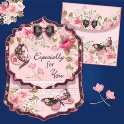 Blossoms Blooms & Butterflies Easel Card