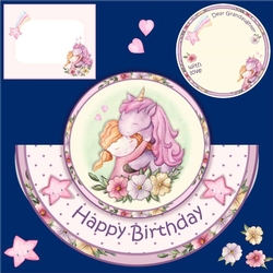 Hugging A Unicorn Card