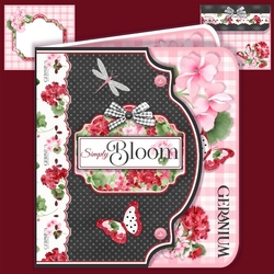 Geranium Front Panel Card