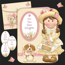 Floral Basket Girl  
