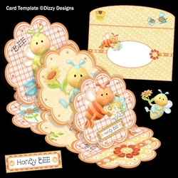 Triple Scallop Easel Card