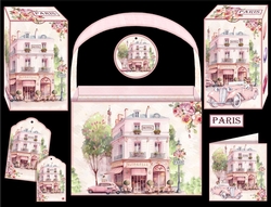 Parisian Hotel & Café Tote with Gift Boxes