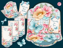 Blooms & Butterflies Easel Card
