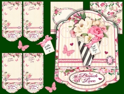 A Bunch Of Love Easel Card