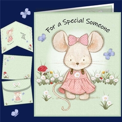 Daisy Mouse Card